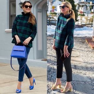 TUCKERNUCK Blackwatch Plaid Faye Blouse